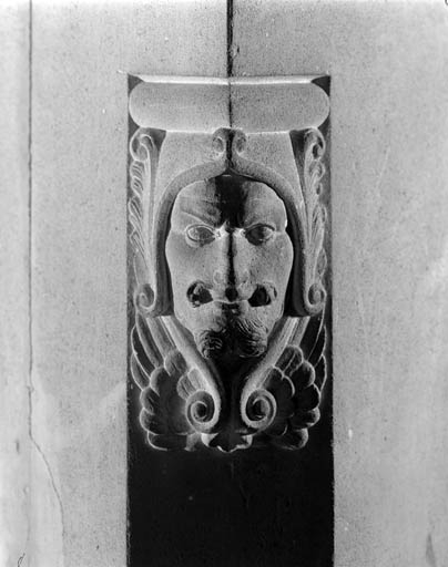 Détail d'un bas-relief de la table d'autel. © Yves Sancey / Région Bourgogne-Franche-Comté, Inventaire du patrimoine - 1991