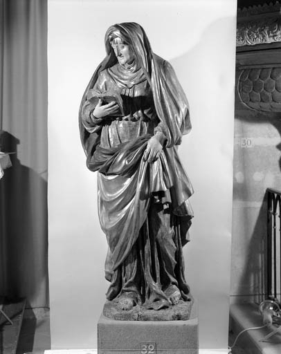 La prophétesse Anne : de face. © Yves Sancey / Région Bourgogne-Franche-Comté, Inventaire du patrimoine - 1991