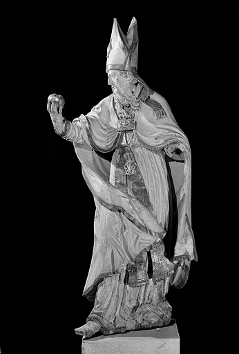 Saint Augustin : de trois quarts droit. © Yves Sancey / Région Bourgogne-Franche-Comté, Inventaire du patrimoine - 1991