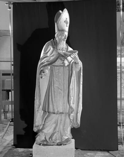 Saint Ambroise : de face. © Yves Sancey / Région Bourgogne-Franche-Comté, Inventaire du patrimoine - 1991