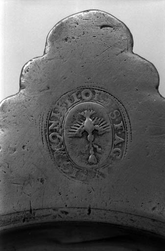 Détail de la marque de collection. © Yves Sancey / Région Bourgogne-Franche-Comté, Inventaire du patrimoine - 1991