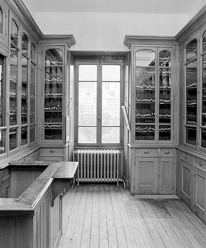 Bibliothèque. © Jérôme Mongreville / Région Bourgogne-Franche-Comté, Inventaire du patrimoine - 1992