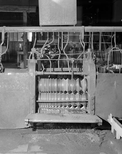 Cage du laminoir : dégrossis. © Yves Sancey / Région Bourgogne-Franche-Comté, Inventaire du patrimoine - 1992