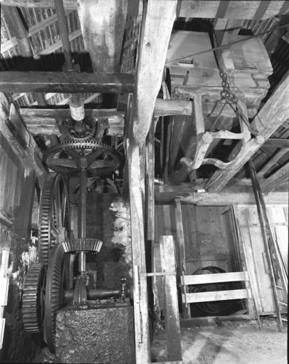 Vue d'un soufflet et du mécanisme. © Yves Sancey / Région Bourgogne-Franche-Comté, Inventaire du patrimoine - 1993