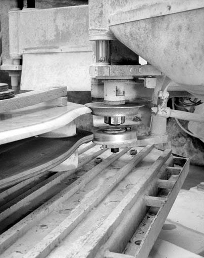 Détail du palpeur et de la toupie. © Yves Sancey / Région Bourgogne-Franche-Comté, Inventaire du patrimoine - 1993