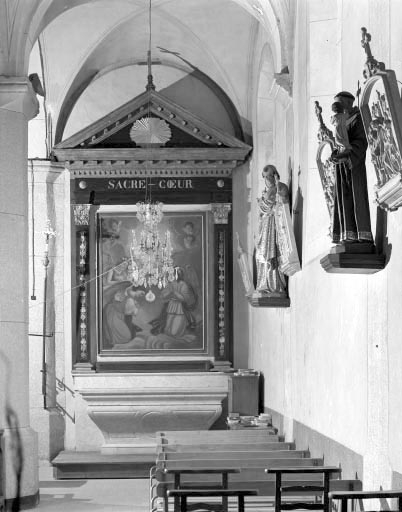L'autel latéral sud. © Yves Sancey / Région Bourgogne-Franche-Comté, Inventaire du patrimoine - 1994