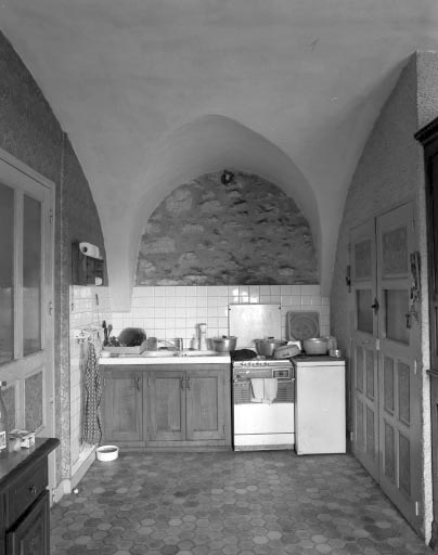 Intérieur : la cuisine. © Jérôme Mongreville / Région Bourgogne-Franche-Comté, Inventaire du patrimoine - 1994