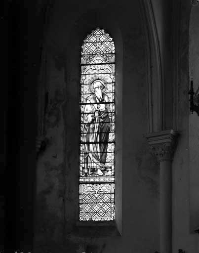 Baie 2 : saint Paul. © Yves Sancey / Région Bourgogne-Franche-Comté, Inventaire du patrimoine - 1994 Baie 2 : saint Paul. © Yves Sancey / Région Bourgogne-Franche-Comté, Inventaire du patrimoine - 1994