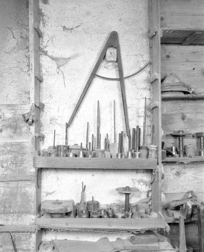 Ratelier d'outils. © Jérôme Mongreville / Région Bourgogne-Franche-Comté, Inventaire du patrimoine - 1994
