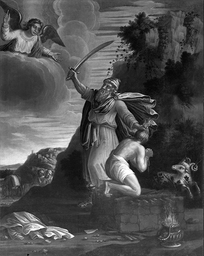 Le sacrifice d'Abraham. © Jérôme Mongreville / Région Bourgogne-Franche-Comté, Inventaire du patrimoine - 1994