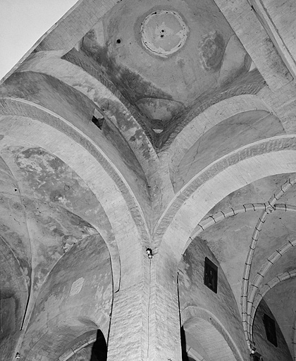 La coupole de la croisée du transept de l'église. © Yves Sancey / Région Bourgogne-Franche-Comté, Inventaire du patrimoine - 1996