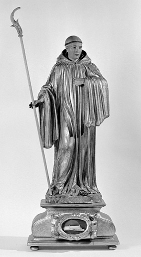 Le moine de gauche. © Yves Sancey / Région Bourgogne-Franche-Comté, Inventaire du patrimoine - 1996