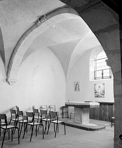 La chapelle au nord du choeur. © Yves Sancey / Région Bourgogne-Franche-Comté, Inventaire du patrimoine - 1996