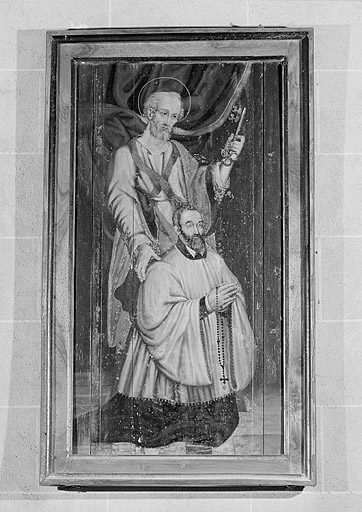 Saint Pierre et donateur. © Yves Sancey / Région Bourgogne-Franche-Comté, Inventaire du patrimoine - 1996