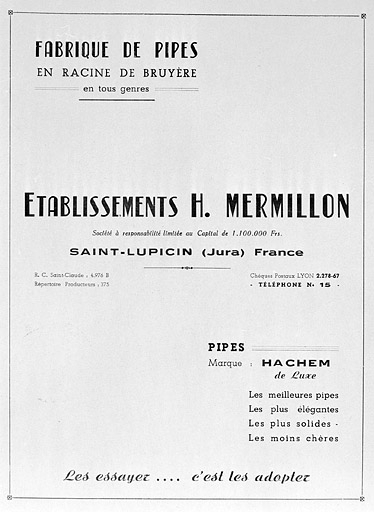 Page de couverture du catalogue de vente des Etablissements Mermillon. © Yves Sancey / Région Bourgogne-Franche-Comté, Inventaire du patrimoine - 1996