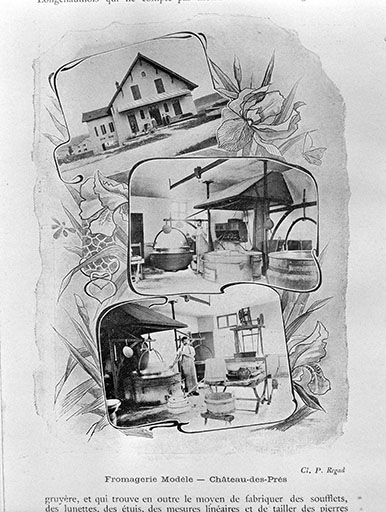 Fromagerie Modèle - Château-des-Prés. © Jérôme  Mongreville (reproduction) / Région Bourgogne-Franche-Comté, Inventaire du patrimoine - 1997