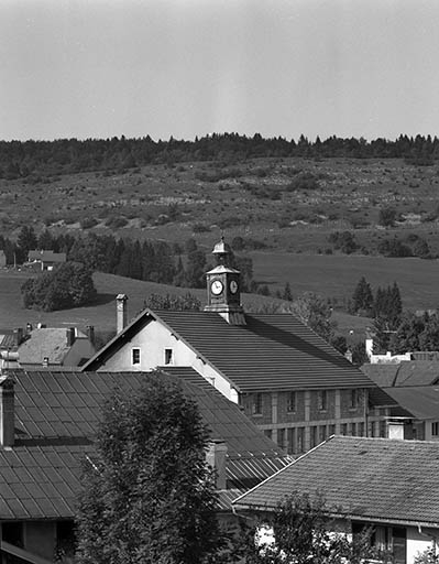 La toiture de l'usine depuis le sud-est. © Yves Sancey / Région Bourgogne-Franche-Comté, Inventaire du patrimoine - 1997 La toiture de l'usine depuis le sud-est. © Yves Sancey / Région Bourgogne-Franche-Comté, Inventaire du patrimoine - 1997