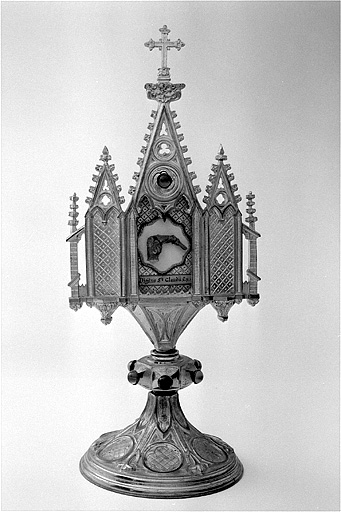 Vue générale d'un reliquaire. © Jérôme Mongreville / Région Bourgogne-Franche-Comté, Inventaire du patrimoine - 1997