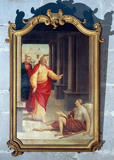 La Guérison du paralytique par saint Pierre. © Jérôme Mongreville / Région Bourgogne-Franche-Comté, Inventaire du patrimoine - 1998