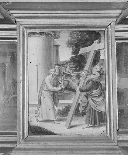 La Rencontre avec le Christ sur la Voie Appienne. © Jérôme Mongreville / Région Bourgogne-Franche-Comté, Inventaire du patrimoine - 1998