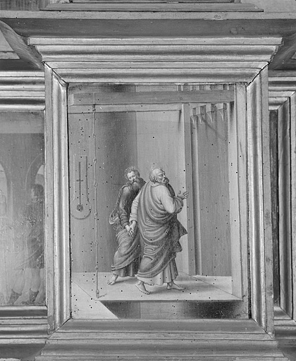 Les Adieux de saint Pierre et de saint Paul. © Jérôme Mongreville / Région Bourgogne-Franche-Comté, Inventaire du patrimoine - 1998