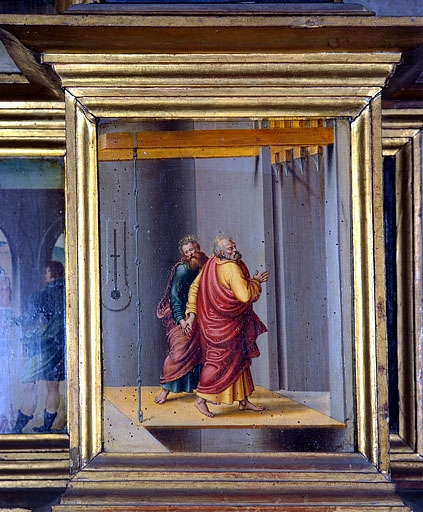 La rencontre à la Porte Dorée. © Jérôme Mongreville / Région Bourgogne-Franche-Comté, Inventaire du patrimoine - 1998