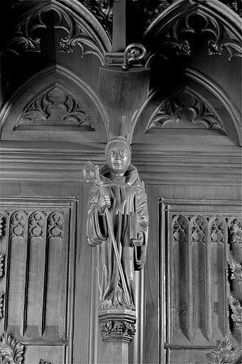 La sixième statuette interdorsale. © Jérôme Mongreville / Région Bourgogne-Franche-Comté, Inventaire du patrimoine - 1998