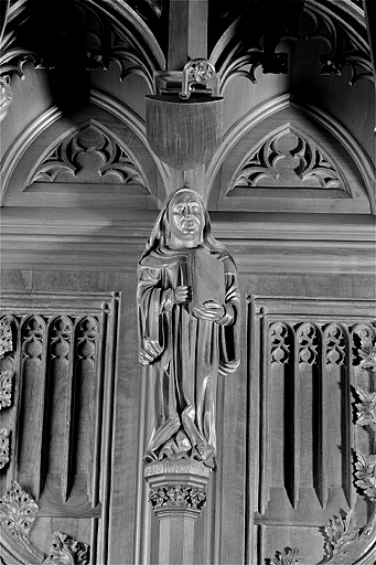 La quinzième statuette interdorsale. © Jérôme Mongreville / Région Bourgogne-Franche-Comté, Inventaire du patrimoine - 1998