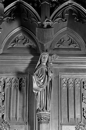 La dixième statuette interdorsale. © Jérôme Mongreville / Région Bourgogne-Franche-Comté, Inventaire du patrimoine - 1998