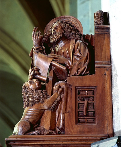 Jouée haute est : saint Marc. © Jérôme Mongreville / Région Bourgogne-Franche-Comté, Inventaire du patrimoine - 1998