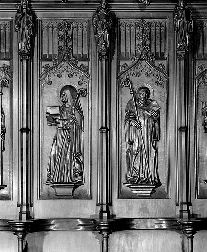 Les quinzième et seizième panneaux. © Jérôme Mongreville / Région Bourgogne-Franche-Comté, Inventaire du patrimoine - 1998