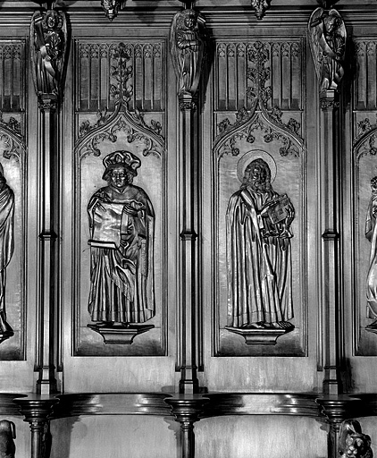 Les onzième et douzième panneaux. © Jérôme Mongreville / Région Bourgogne-Franche-Comté, Inventaire du patrimoine - 1998