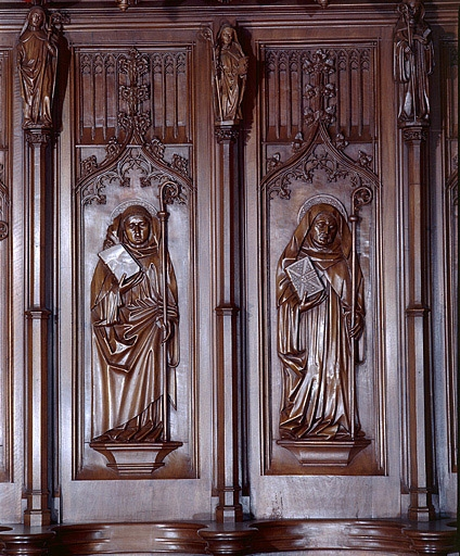 Les dix-septième et dix-huitième panneaux. © Jérôme Mongreville / Région Bourgogne-Franche-Comté, Inventaire du patrimoine - 1998