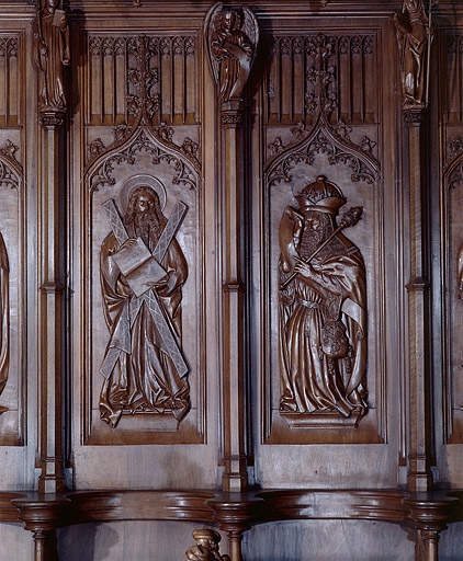 Les troisième et quatrième panneaux. © Jérôme Mongreville / Région Bourgogne-Franche-Comté, Inventaire du patrimoine - 1998