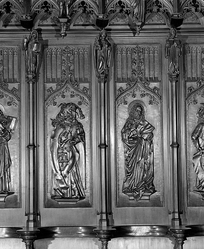 Les septième et huitième panneaux. © Jérôme Mongreville / Région Bourgogne-Franche-Comté, Inventaire du patrimoine - 1998