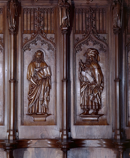 Les onzième et douzième panneaux. © Jérôme Mongreville / Région Bourgogne-Franche-Comté, Inventaire du patrimoine - 1998