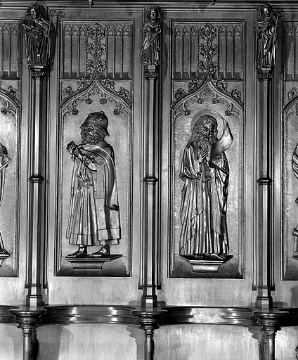 Les troisième et quatrième panneaux. © Jérôme Mongreville / Région Bourgogne-Franche-Comté, Inventaire du patrimoine - 1998