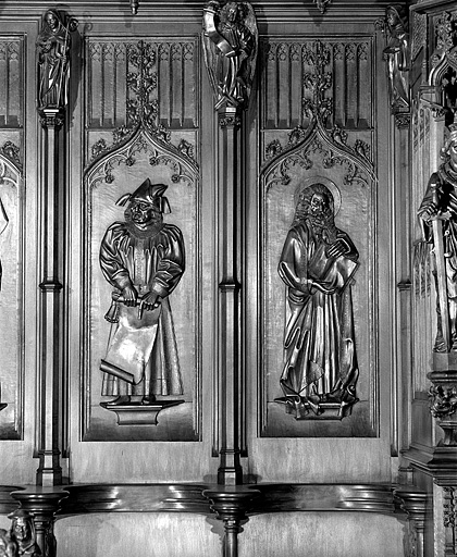 Les premier et deuxième panneaux. © Jérôme Mongreville / Région Bourgogne-Franche-Comté, Inventaire du patrimoine - 1998