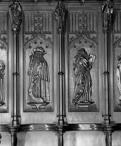 Les neuvième et dixième panneaux. © Jérôme Mongreville / Région Bourgogne-Franche-Comté, Inventaire du patrimoine - 1998