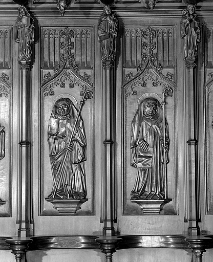 Les dix-septième et dix-huitième panneaux. © Jérôme Mongreville / Région Bourgogne-Franche-Comté, Inventaire du patrimoine - 1998