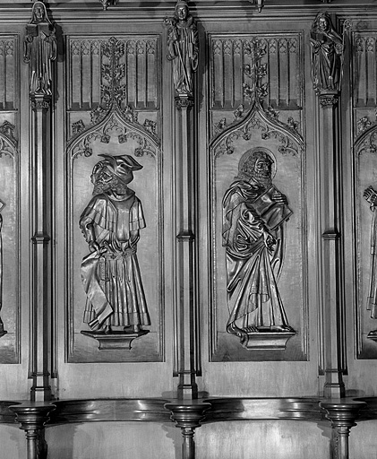 Les cinquième et sixième panneaux. © Jérôme Mongreville / Région Bourgogne-Franche-Comté, Inventaire du patrimoine - 1998