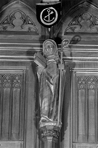 Vue de la cinquième statuette interdorsale. © Jérôme Mongreville / Région Bourgogne-Franche-Comté, Inventaire du patrimoine - 1998