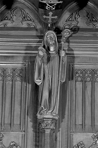 Vue de la neuvième statuette interdorsale. © Jérôme Mongreville / Région Bourgogne-Franche-Comté, Inventaire du patrimoine - 1998