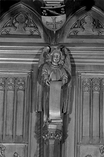 Vue de la huitième statuette interdorsale. © Jérôme Mongreville / Région Bourgogne-Franche-Comté, Inventaire du patrimoine - 1998