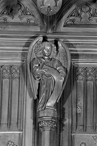 Vue de la quatrième statuette interdorsale. © Jérôme Mongreville / Région Bourgogne-Franche-Comté, Inventaire du patrimoine - 1998