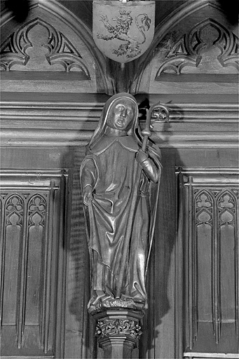 Vue de la dix-septième statuette interdorsale. © Jérôme Mongreville / Région Bourgogne-Franche-Comté, Inventaire du patrimoine - 1998