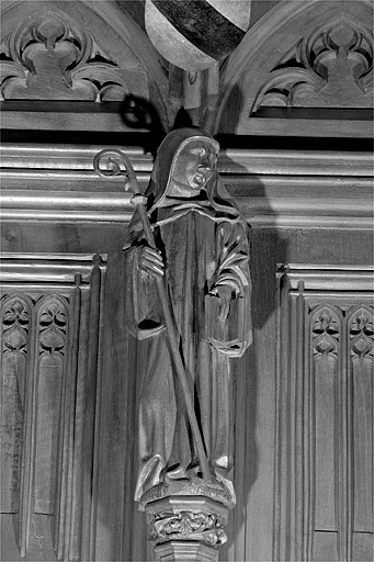 Vue de la vingt-deuxième statuette interdorsale. © Jérôme Mongreville / Région Bourgogne-Franche-Comté, Inventaire du patrimoine - 1998