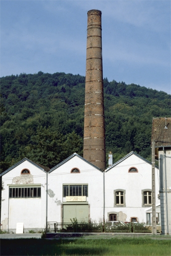 Salle des machines, chaufferie et cheminée. © Yves Sancey / Région Bourgogne-Franche-Comté, Inventaire du patrimoine - 1999