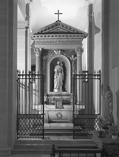 L'autel retable sud. © Yves Sancey / Région Bourgogne-Franche-Comté, Inventaire du patrimoine - 2000