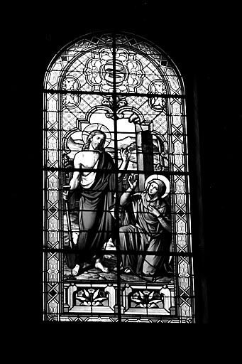 Baie 8 : l'Apparition à la Madeleine. © Yves Sancey / Région Bourgogne-Franche-Comté, Inventaire du patrimoine - 2000